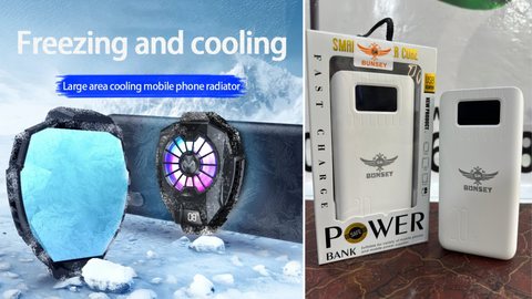 MEMO DL05  Phone Radiator Phone Cooling Fan Case Cold Wind Handle Fan for Phone Cooler Phone Cooling Fan Case